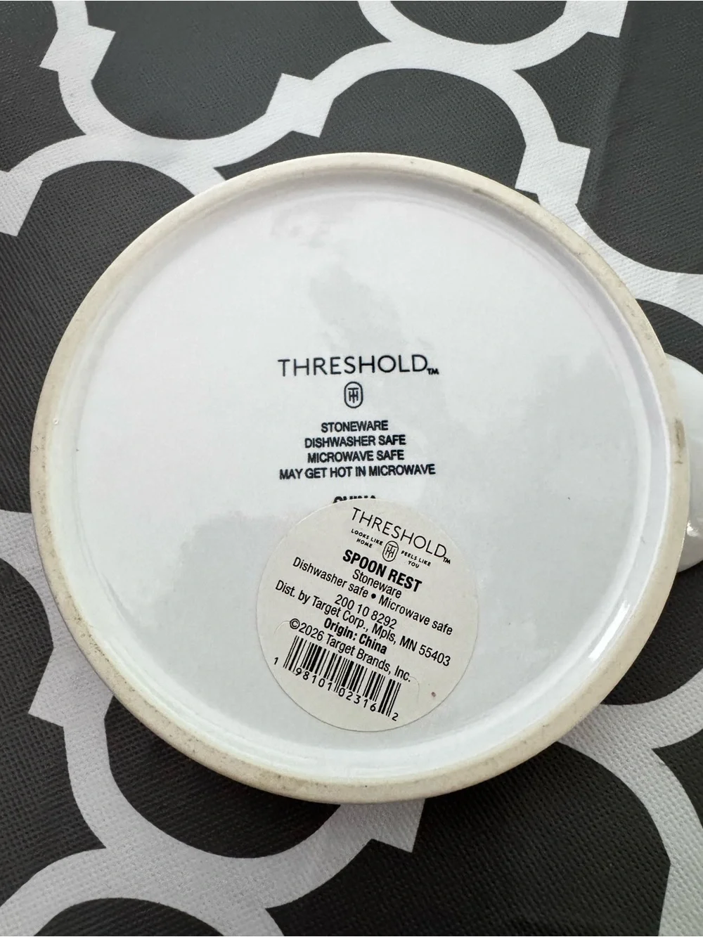 THRESHOLD spoon rest with luxury logos
